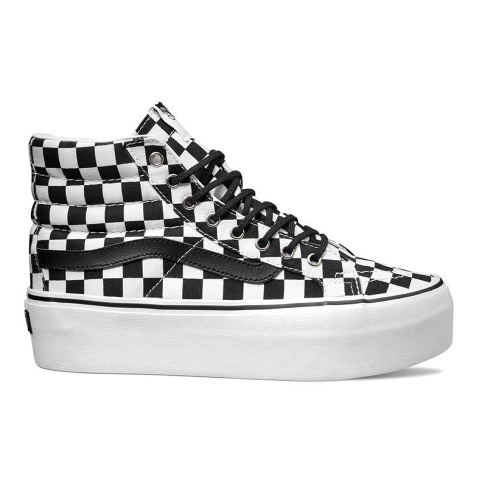 Vans Platform Checkered Sk8 Hi